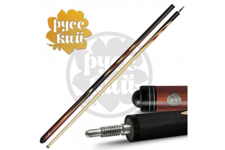 Кий "Экзотик 12 запилов" черный граб/падук/граб